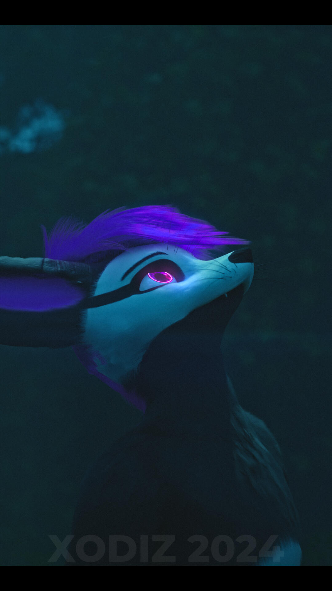 A frame from a short cinematic animation I've put off for now