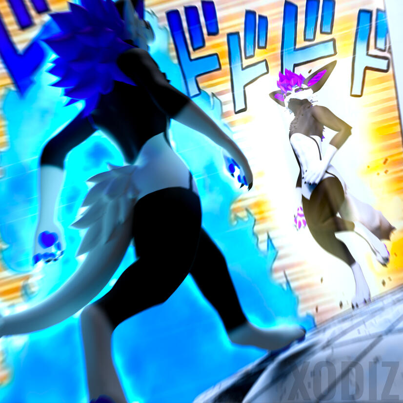 Recreation of the infamous JoJo meme.